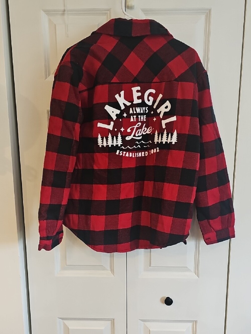 Lakegirl Red & Black Buffalo Plaid Utility Jacket - Picture 4 of 4